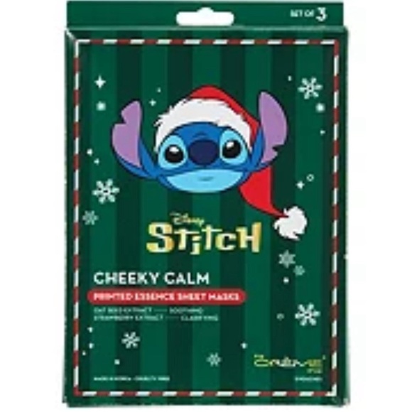 Disney Stitch Cheeky Calm Sheet Masks 3 Pack - Picture 1 of 5